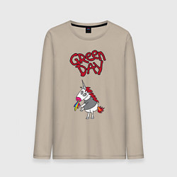 Мужской лонгслив Green Day Unicorn