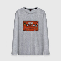 Мужской лонгслив Кассета AC DC
