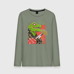 Мужской лонгслив Caiman and Jiaozi