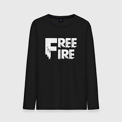 Мужской лонгслив FREEFIRE FF WHITE LOGO Z