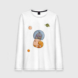 Мужской лонгслив Утконос и космос
