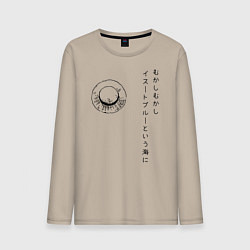 Мужской лонгслив Пираты Соломенной Шляпы One Piece