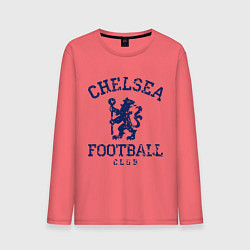 Лонгслив хлопковый мужской Chelsea FC: Lion, цвет: коралловый