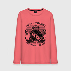 Лонгслив хлопковый мужской Real Madrid MFC, цвет: коралловый