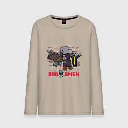 Мужской лонгслив Плохое предзнаменование