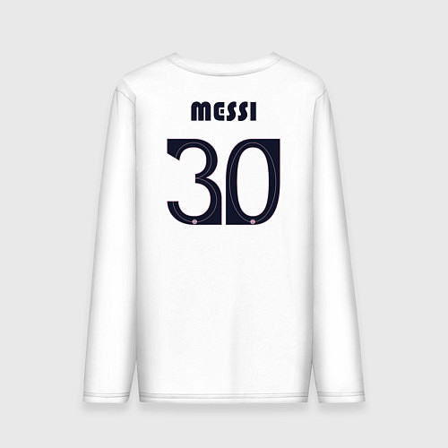 Мужской лонгслив PSG Messi 30 New 202223 / Белый – фото 2