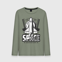 Мужской лонгслив Космический корабль