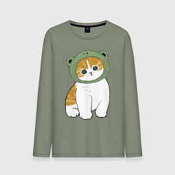 Мужской лонгслив Котолягушонок