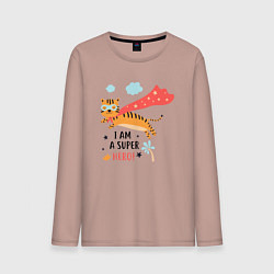 Мужской лонгслив Я Супергерой