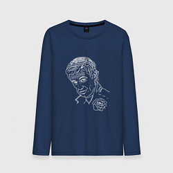 Лонгслив хлопковый мужской Бельмондо Профессионал, цвет: тёмно-синий