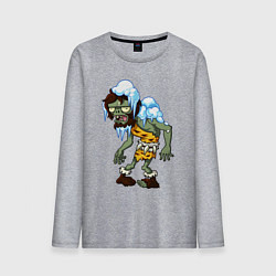 Лонгслив хлопковый мужской Cold Zombie, цвет: меланж
