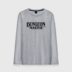 Мужской лонгслив DUNGEON MASTER ГАЧИМУЧИ ЧЁРНЫЙ ЛОГО