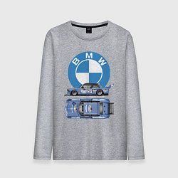 Мужской лонгслив BMW Motorsport Retro, Germany