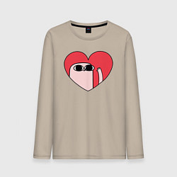 Мужской лонгслив Ketnipz сердце
