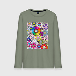 Мужской лонгслив Field of Flowers Мураками