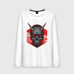 Мужской лонгслив SHLSHK Cyber Skull Collection