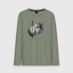 Мужской лонгслив Adele лицо