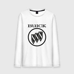 Мужской лонгслив Buick Black and White Logo