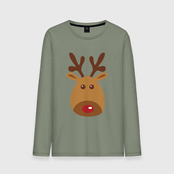 Мужской лонгслив Олень 2022