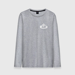 Лонгслив хлопковый мужской OBLADAET P7AY3R5, цвет: меланж