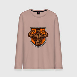 Мужской лонгслив Настоящий силач