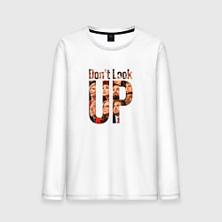 Мужской лонгслив Dont look up brush edition