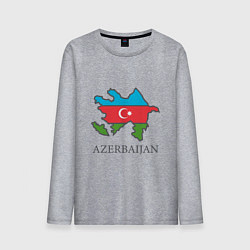 Мужской лонгслив Map Azerbaijan