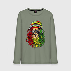 Мужской лонгслив Rasta lioN