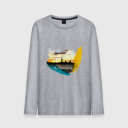 Мужской лонгслив Санкт-Петербург St Petersburg