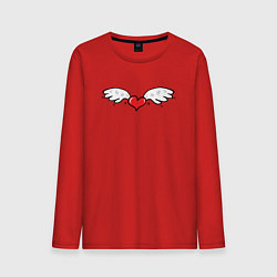 Мужской лонгслив HA КРЫЛЬЯХ ЛЮБВИ