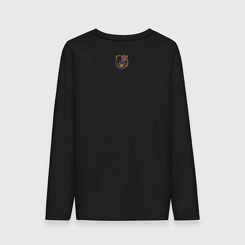 Мужской лонгслив FC Barcelona - Multicolor 2022 Barca / Черный – фото 2