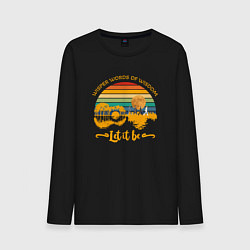 Мужской лонгслив Let it be The Beatles