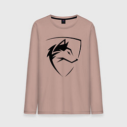 Мужской лонгслив Wolf Emblem Jaw