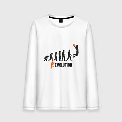 Мужской лонгслив Баскетбольная революция