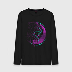 Мужской лонгслив Кричащий Эрен атака титанов