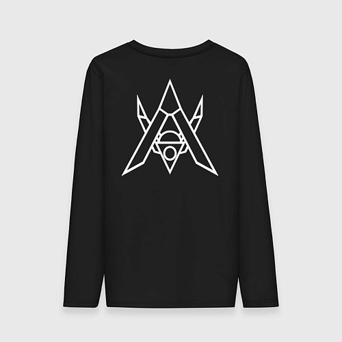 Мужской лонгслив Alan Walker СПИНА / Черный – фото 2