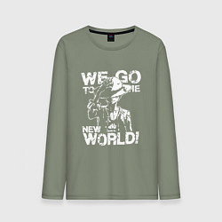 Мужской лонгслив WE GO TO THE NEW WORLD ВАНПИС