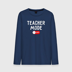 Мужской лонгслив Учительский мод отключен