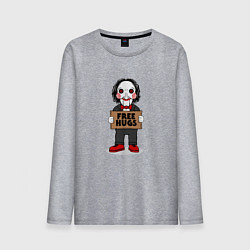 Лонгслив хлопковый мужской Free Billy Hugs, цвет: меланж