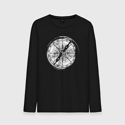 Мужской лонгслив Компас и Походы