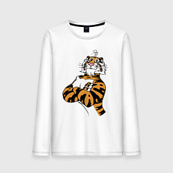 Мужской лонгслив Cool Tiger Power Muzzle