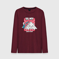 Мужской лонгслив Кот - сэндвич