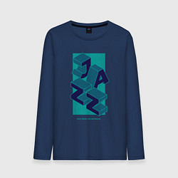 Мужской лонгслив Jazz - best when you improvise