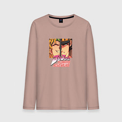 Мужской лонгслив Дио Брандо и Куджо Джотаро