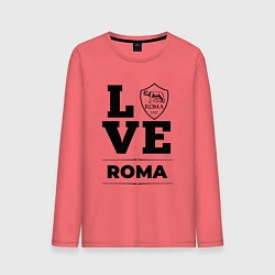 Лонгслив хлопковый мужской Roma Love Классика, цвет: коралловый