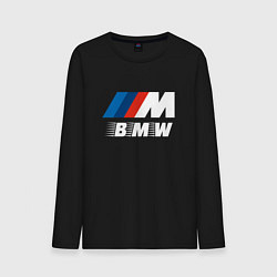 Лонгслив хлопковый мужской BMW BMW FS, цвет: черный