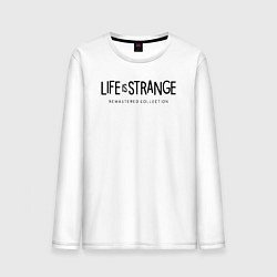 Лонгслив хлопковый мужской Life Is Strange - logo, цвет: белый