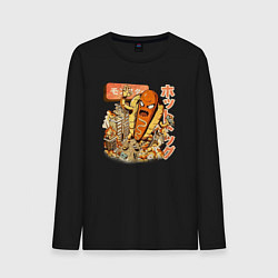 Мужской лонгслив Хотдожный монстр