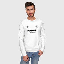 Лонгслив хлопковый мужской Napoli Униформа Чемпионов, цвет: белый — фото 2