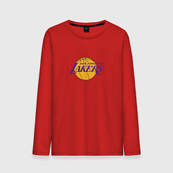 Лонгслив хлопковый мужской Лос-Анджелес Лейкерс NBA, цвет: красный